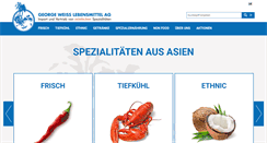 Desktop Screenshot of georgeweiss.ch